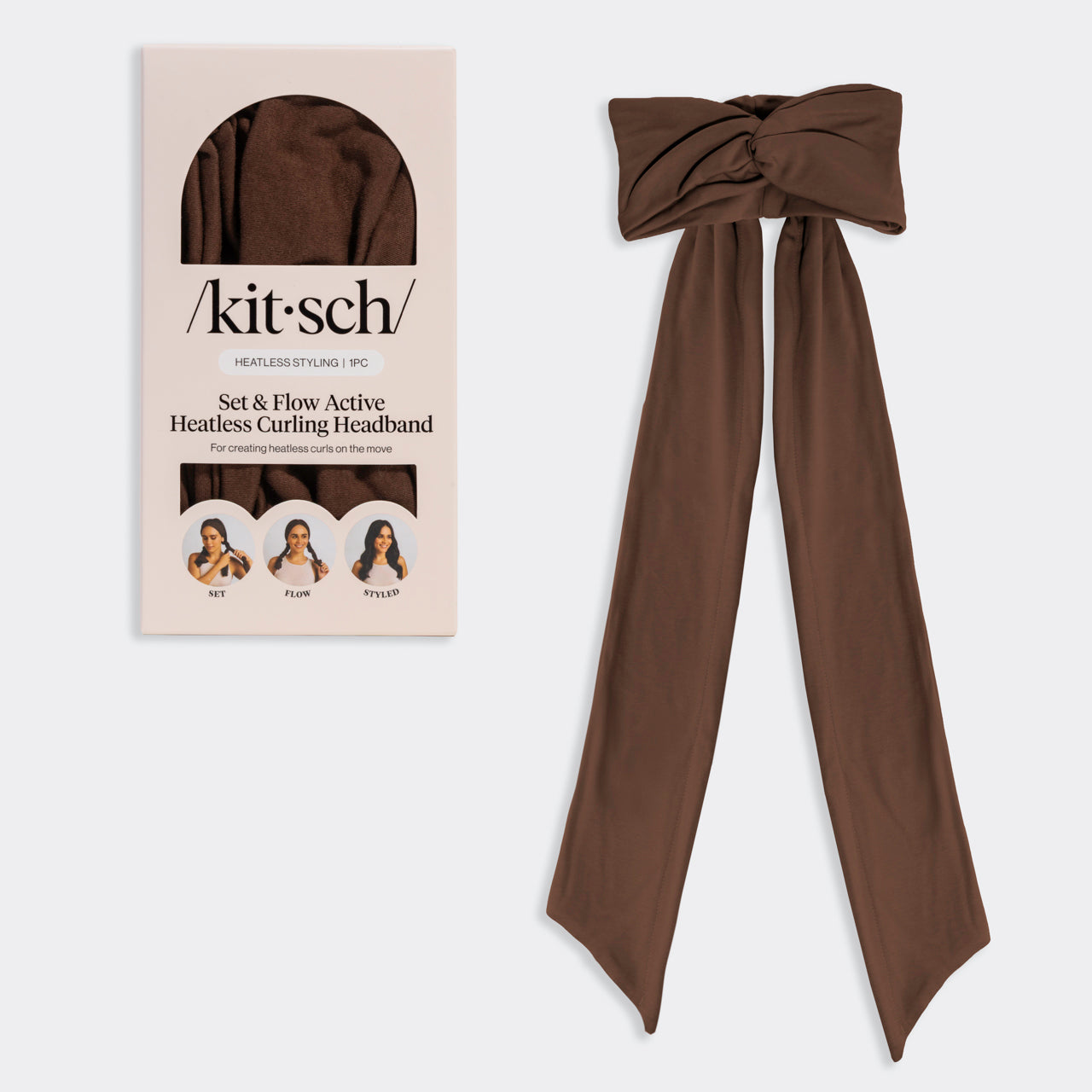 506487-Kitsch_Set_Flow_Active_Headband_-_Chocolate_Brown-Hero-1280x1280px