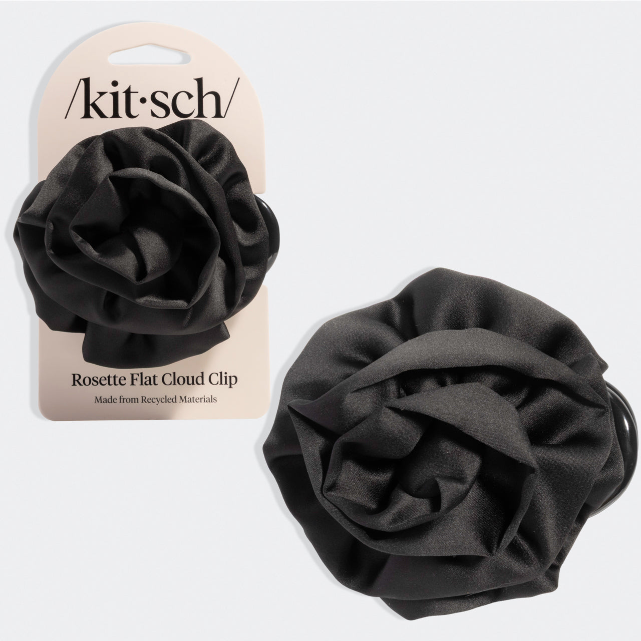 508627-SatinRosetteMediumFlatCloudClip-TrendHairAccesories-Black-Hero-1280x1280px